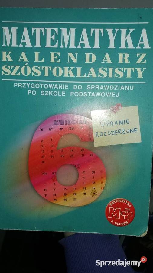 matematyka kalendarz szóstoklasisty Warszawa