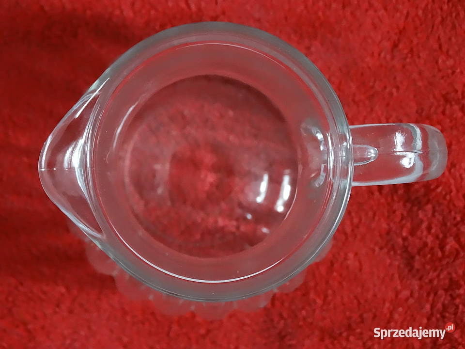 Solidny Szklany Dzbanek 135L Grube Szkło lubelskie Biłgoraj