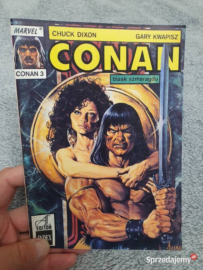 Conan zestaw 4 komiksów AS Editor 1990 Gdynia