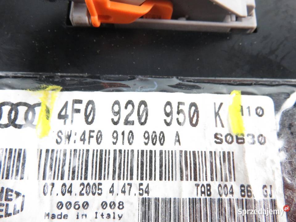 LICZNIK AUDI A6 4F2 C6 32 FSI AUK 4F0920950K Liczniki i zegary