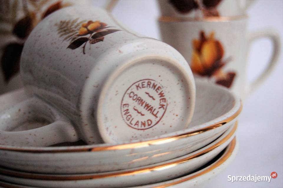 Kernewek Cornwall ceramika róża herbaciana Lublin