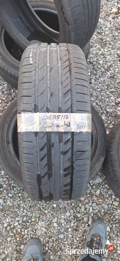 205 45 R17 Continental EX 2 lato PROMOCJA Gliwice sprzedam