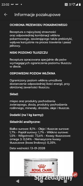 Karma Royal Canin Veterinary Diet Gdańsk