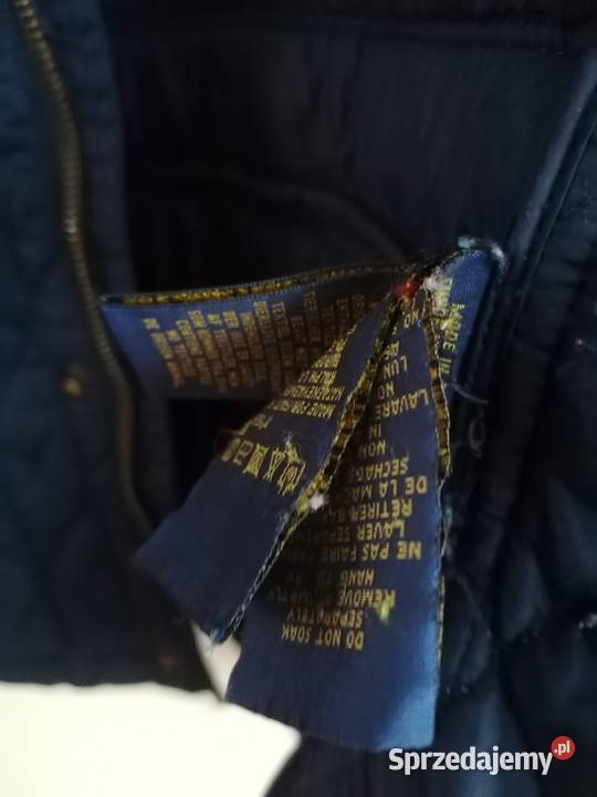 Pikowana granatowa kurtka damska wiosenno Konin