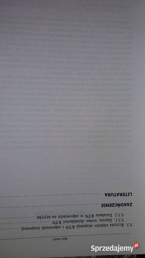 korporacje transnarodowe Zaorska książki Warszawa