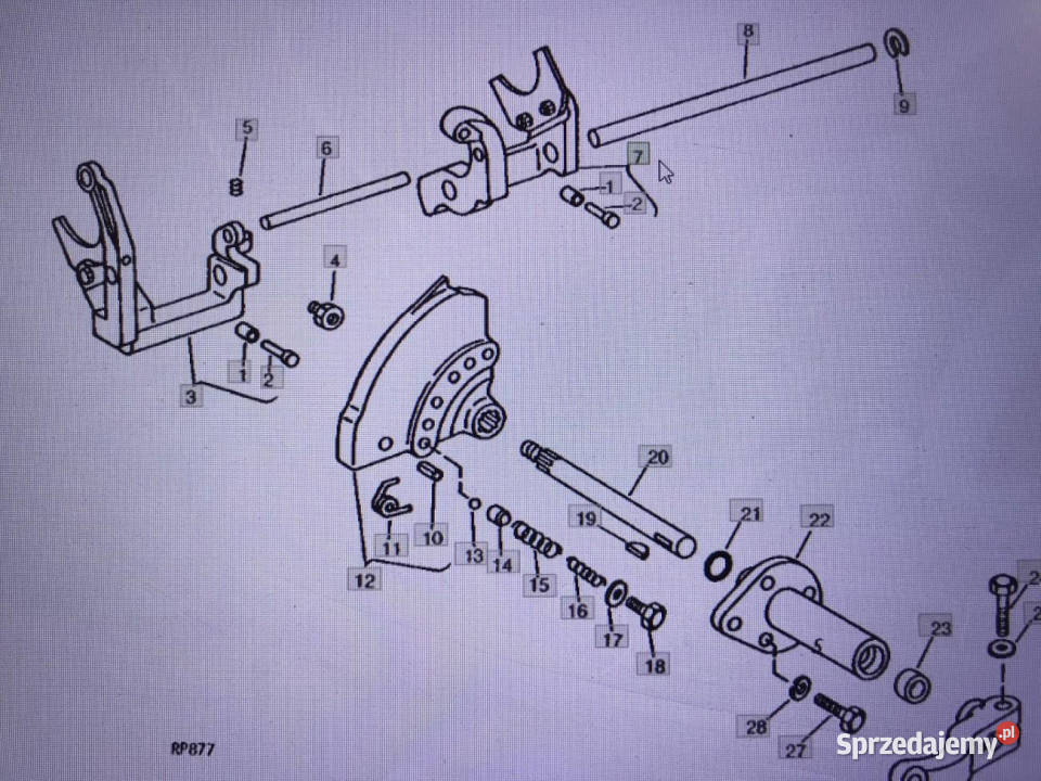 John Deere AR82839przełącznikJohn Deere