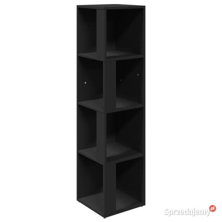 Szafka narożna czarna 33x33x132 materiał mazowieckie Warszawa