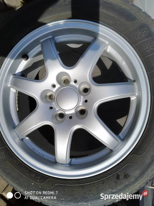 komplet felg aluminiowych z oponami letnimi VW Reda