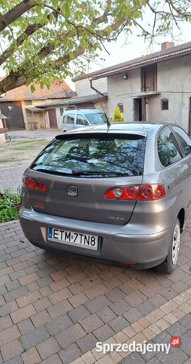 Seat IBIZA III 2002r benzyna 12 nieuszkodzony Tomaszów Mazowiecki sprzedam