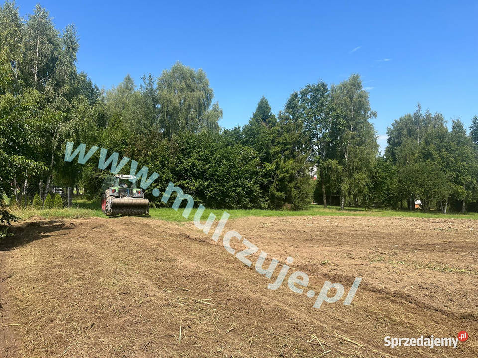 Karczowanie Mulczowanie wgłębne Kraków małopolskie prace ogrodowe