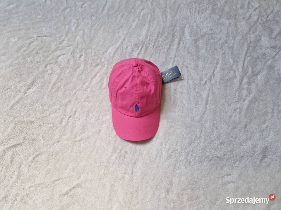 Nowa różowa damska czapka z daszkiem Ralph
