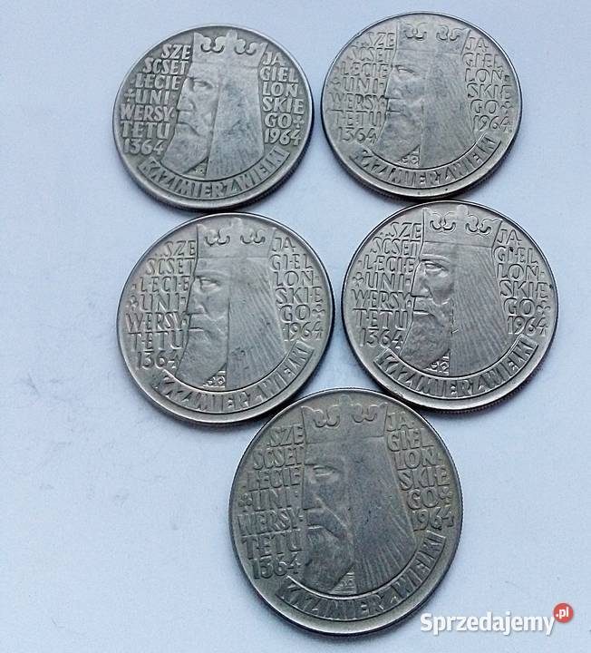 POLSKA10 1964 rbzCuNi KWIELKI WYPUKŁY WKLĘSŁY Numizmatyka Legionowo