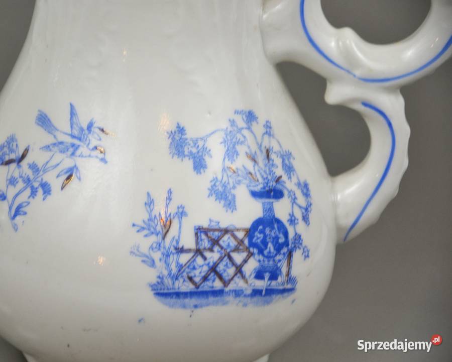 Stary dzbanek do kawy z serii CHINA BLAU Pomiechówek