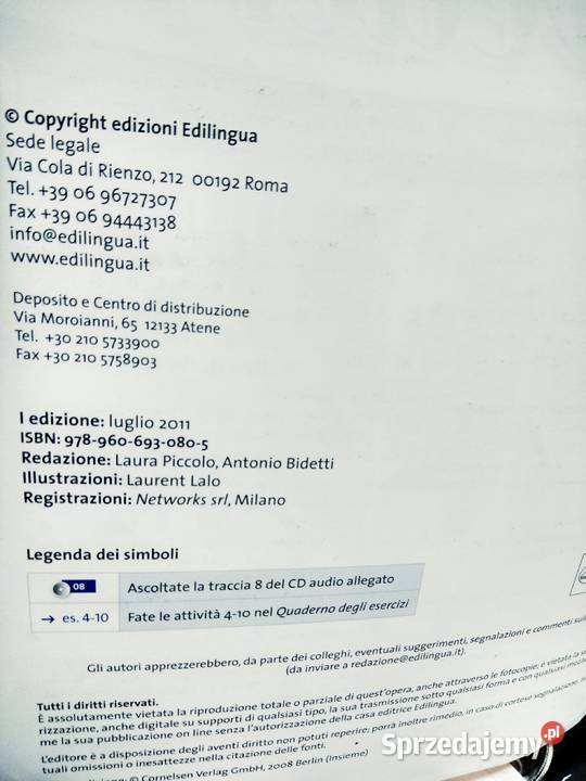 Arrivederci 1 książki używane włoski antykwariat sprzedam