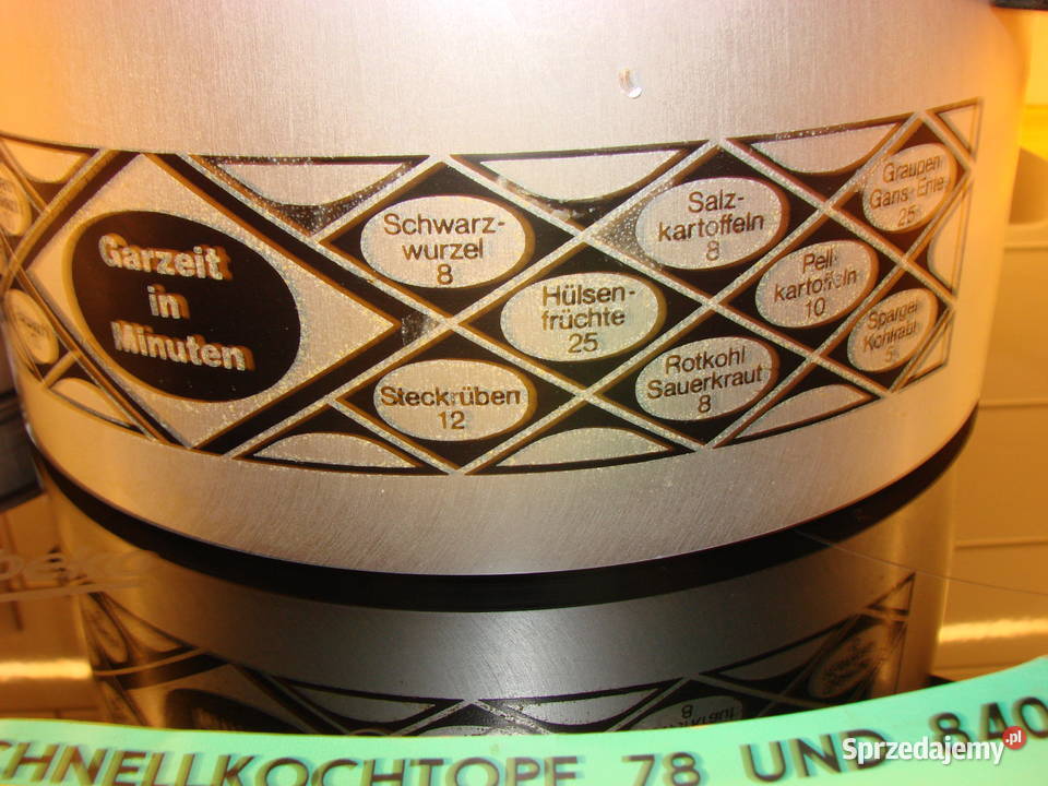 SKT 8400 aluminiowy szybkowar PRL Pozostałe Pruszcz Gdański