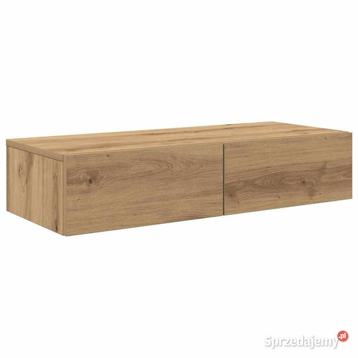 Półka ścienna z szufladami dąb artisian 80x33x17 sprzedam