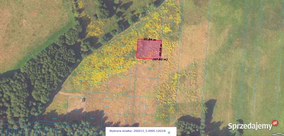 Kształtna działka pod Twój dom 1140m2 Nowodworce podlaskie