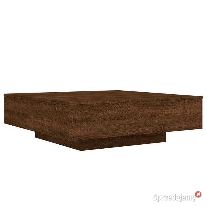 Stolik kawowy brązowy dąb 100x100x31 WM836601 Warszawa sprzedam