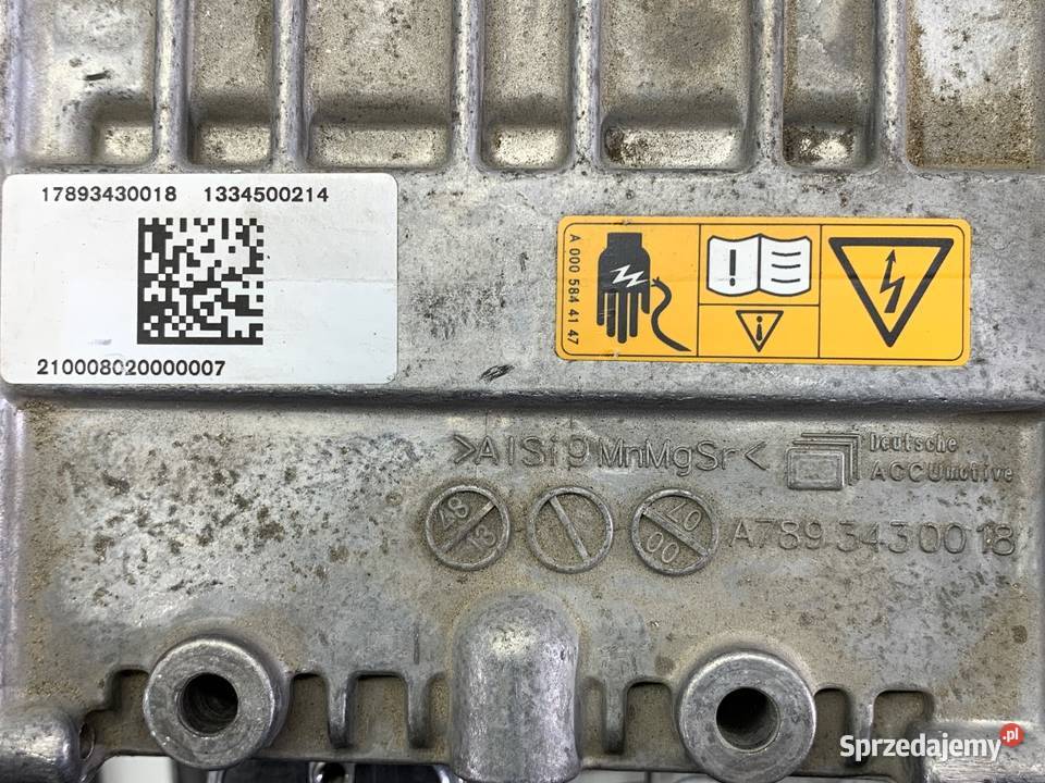 BATERIA HYBRYDA MERCEDES W212 A7893405302 21 204 podkarpackie