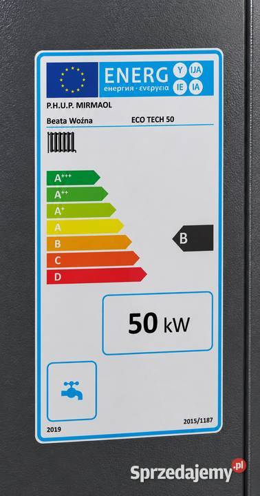 Piec kocioł co 50kW na groszek 5 klasa ecodesign Kotły i Piece CO Opole