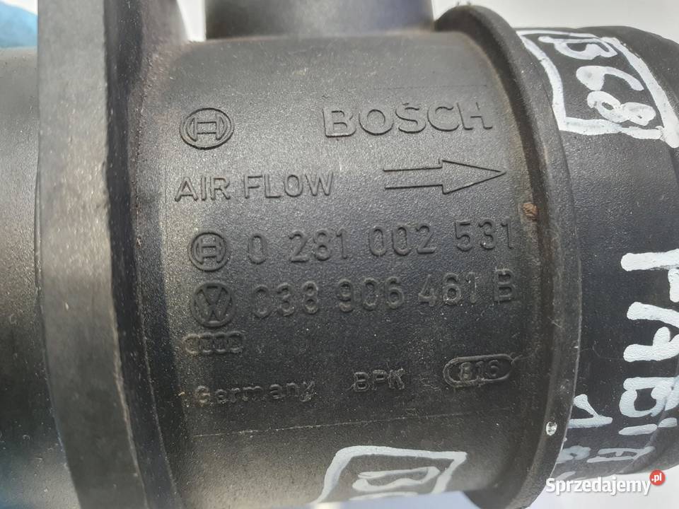 PRZEPŁYWOMIERZ Skoda Fabia II 19 TDI POWIETRZA