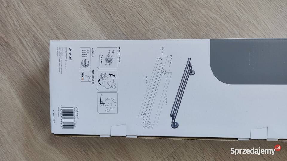 WIESZAK NA RĘCZNIKI PODWÓJNY STAL NIERDZEWNA Bielany Wrocławskie sprzedam