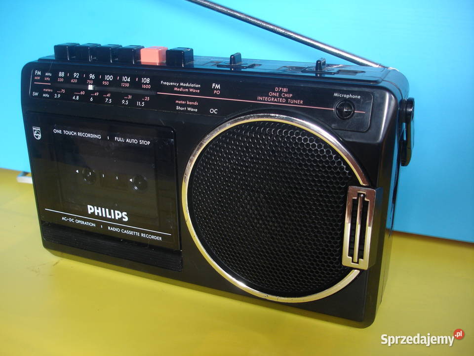 Radiomagnetofon PHILIPS D7181 Zielona Góra