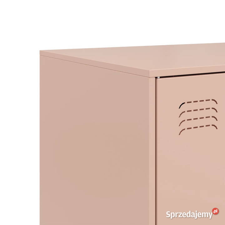 Szafka boczna różowa 67x39x107 stal WM841662 Warszawa