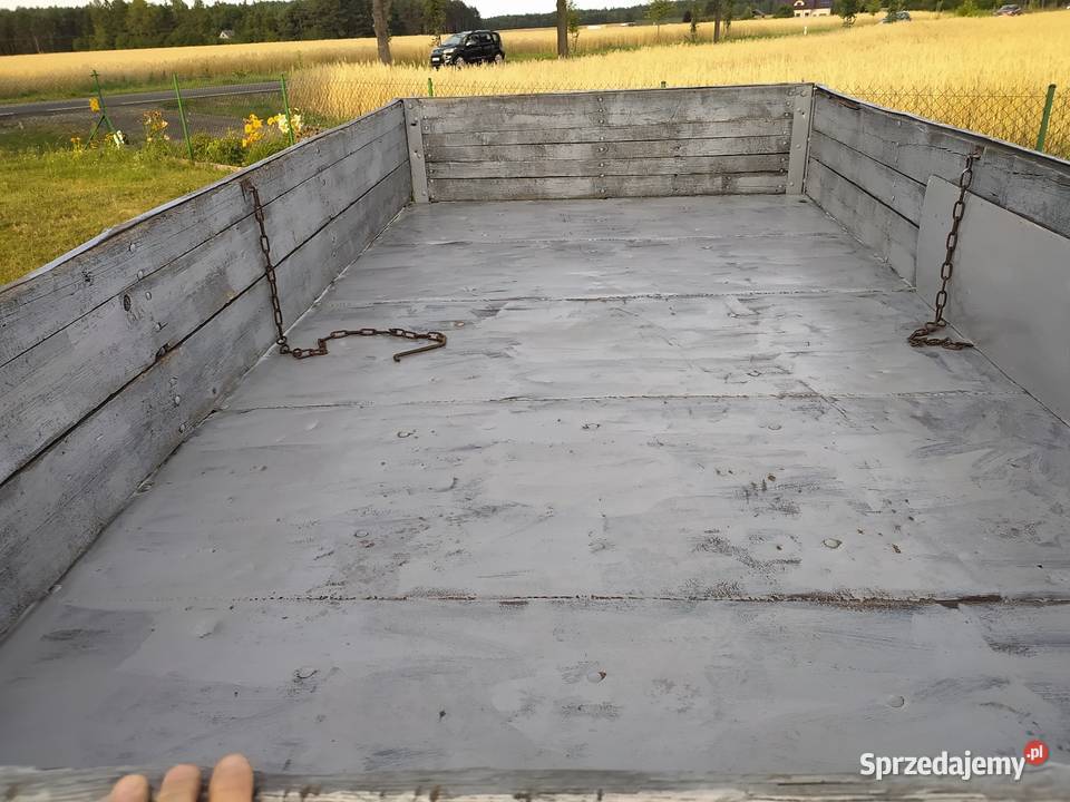 Przyczepa sztywna D44 Zarejestrowana nieuszkodzony Aleksandrów Łódzki sprzedam
