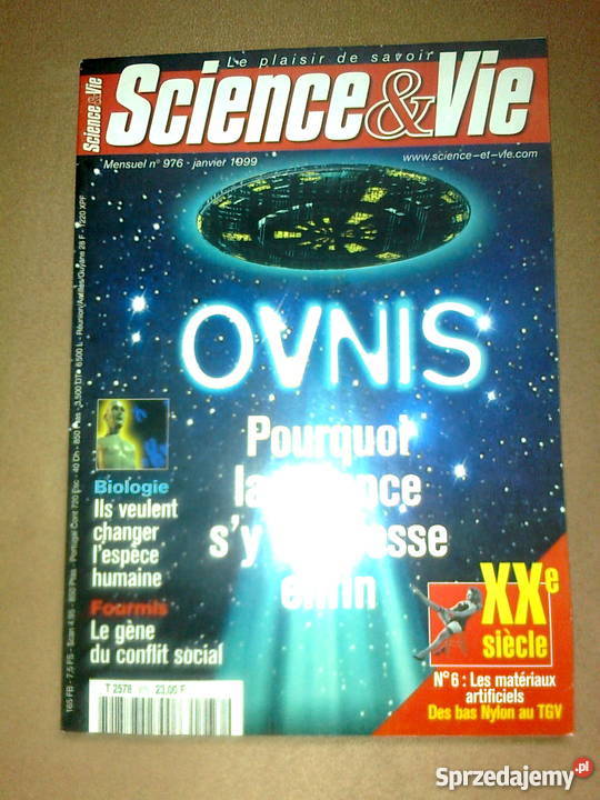 SCIENCE VIE miesięcznik francuski sprzedam