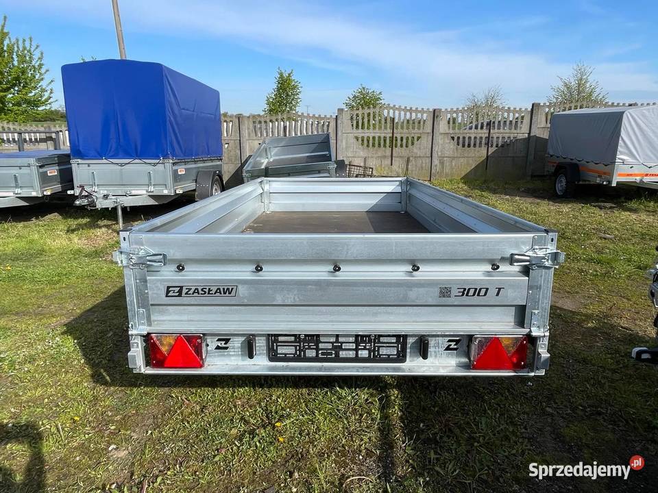 Przyczepa Zasław PKZ12 300T 2osie RATY pełny VAT Piła