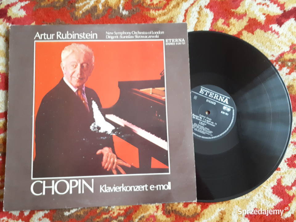 Rubinstein Chopin Klavierkonzert płyta winylowa Radzymin
