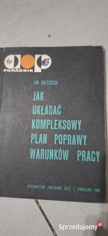 1 wydanie niezwykle rzadki poradnik BHP z 1969 Antykwariat Łęczyca