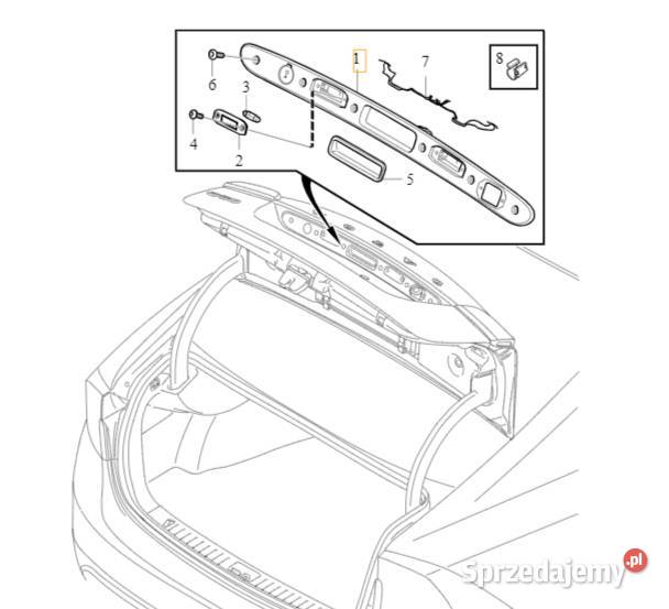 VOLVO S60 S60CC przycisk blenda mikrostyk klapy Bielany Wrocławskie sprzedam