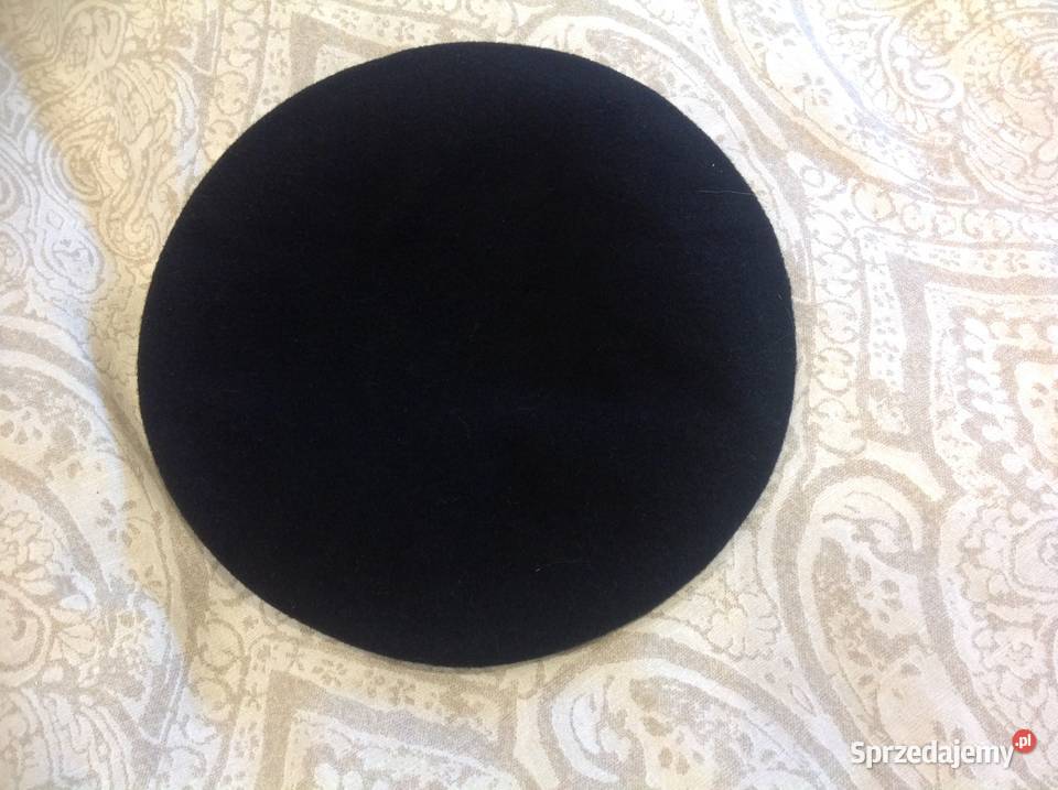 Beret Wełniany Czarny Damski KANGOL Wełna 100 lubuskie Nowa Sól