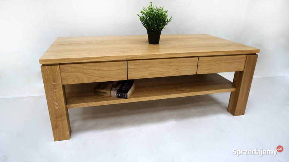 Stolik kawowy ława dębowa SALI 120cm Janczowa