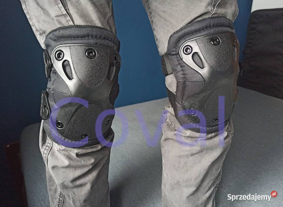 Ochraniacze taktyczne wojskowe czarne podlaskie