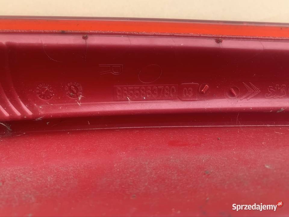 9655863980 Lampa tył tylna prawa Citroen c4 I 1 Szczecin
