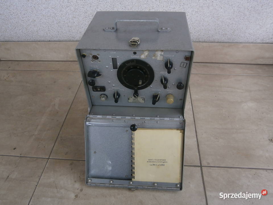 Licznik częstotliwości radziecki 41 sprawny 1962 Łódź