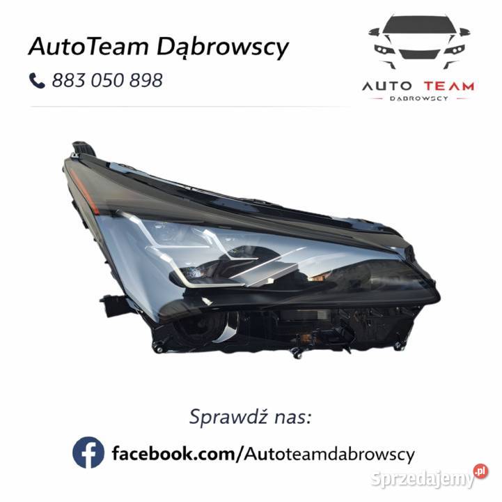 Lampa przód prawa Full LED Lexus NX FL 20182021 osobowe Lampy przednie dolnośląskie Mielęcin