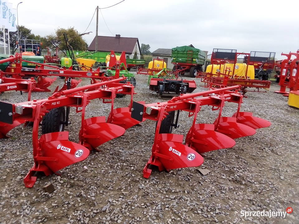 Pług zagonowy jednobelkowy Akpil Mix 40 AgroMasz lubelskie Łuków