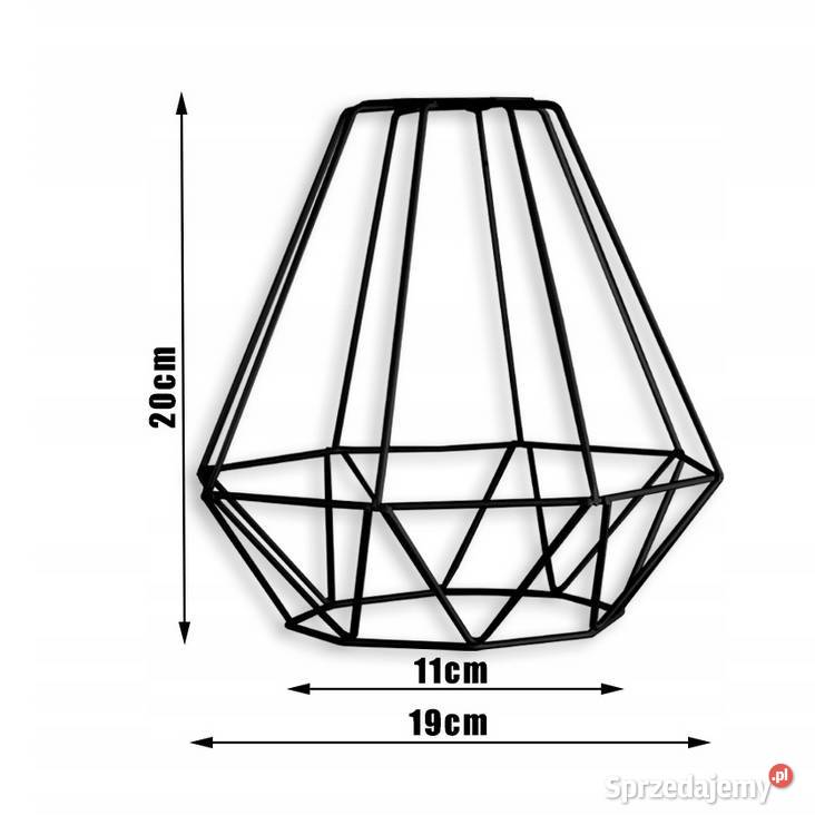 Lampa sufitowa potrójna LOFT czarna 3xE27 POLSKA