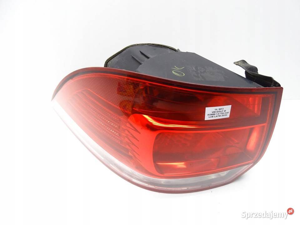 LAMPA LEWA LEWY TYŁ TYLNA VW GOLF VI KOMBI