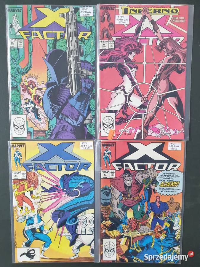 XFactor kolekcja 29 oryginalnych komiksów Marvel Gdynia sprzedam