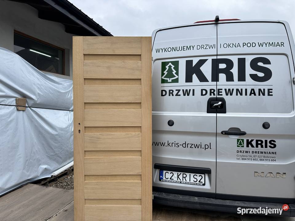 Drzwi wewnętrzne drewniane DĘBOWE RĘKI CAŁA kujawsko-pomorskie Toruń
