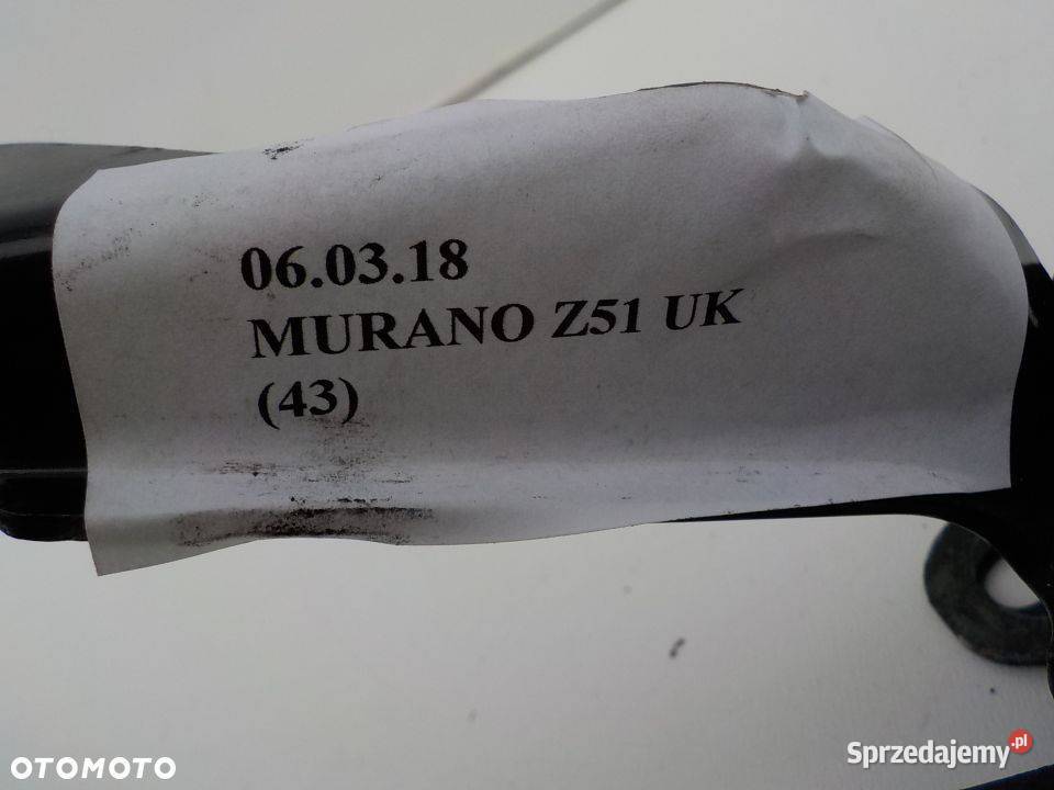ZAMEK OTWIERANIA MASKI UK NISSAN MURANO Z51 Nowy Tomyśl sprzedam