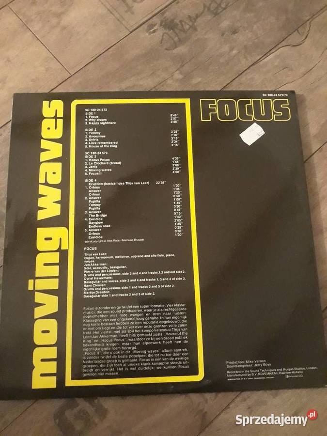 Kolekcjonerskie FOKUS Moving Waves 2 LP 1971 podkarpackie Rzeszów
