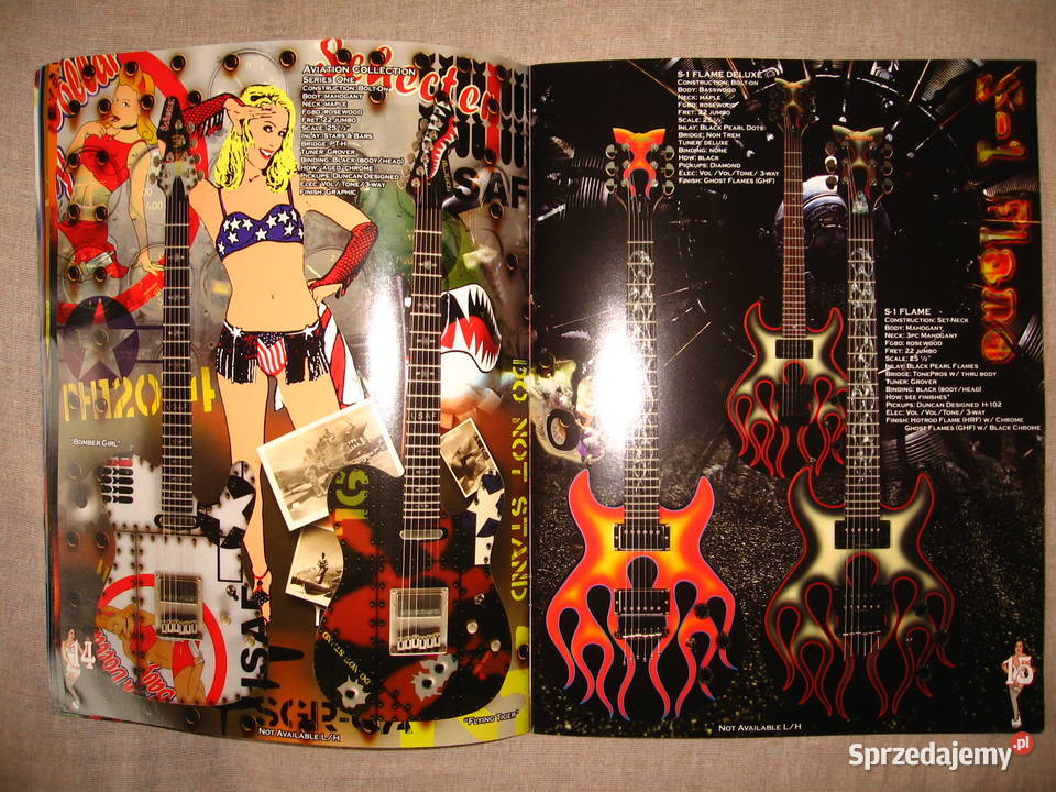Schecter Guitar Research 2004 guitar catalog Kępice