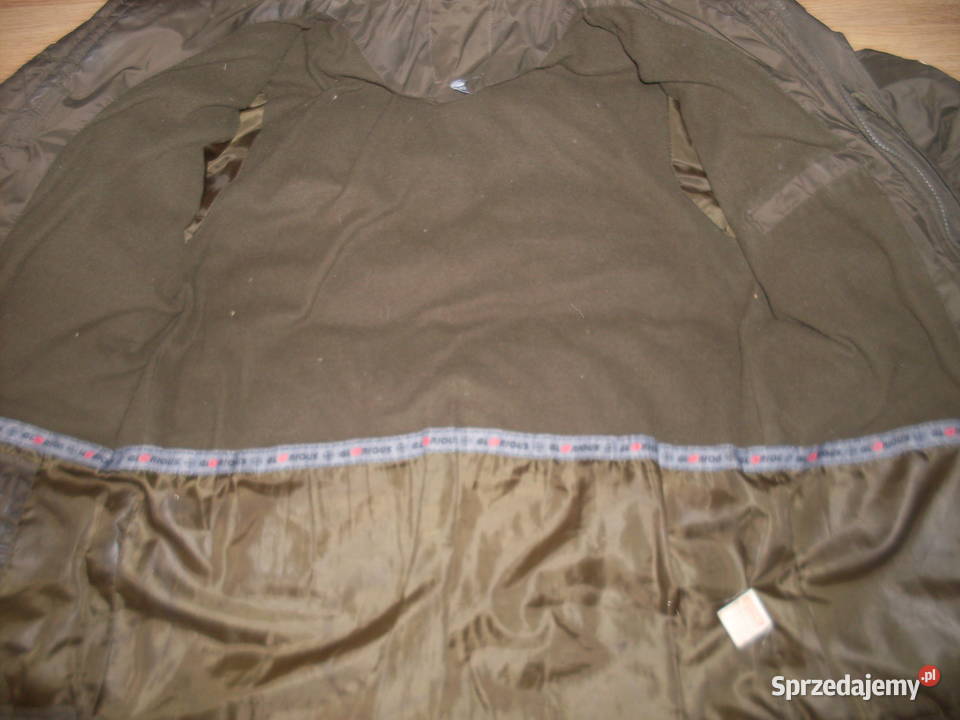 kurtka męska pikowana ciemnozielona chłopięca Izdebki