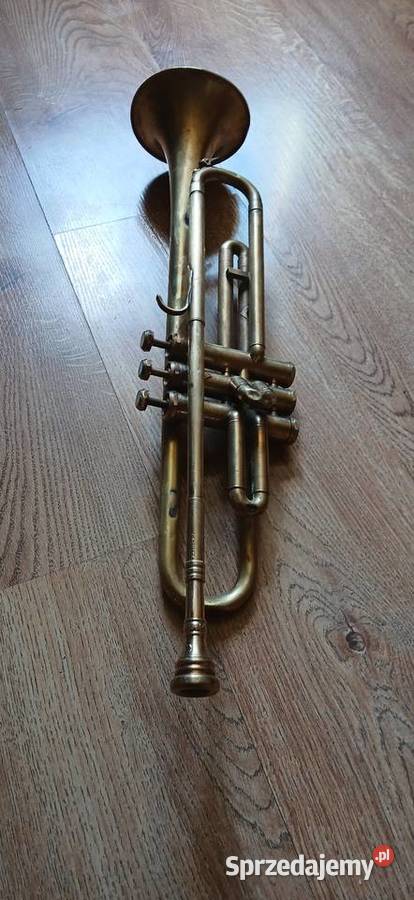 Stara mosiężna trąbka Kraków sprzedam